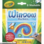 Crayola 58-8165 Washable Window Markers 8 Count  B00QFX6UI2